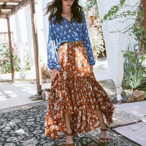 Spell Designs Gypsy MAPLE Dancer Maxi Skirt XS S - Picture 1 of 6